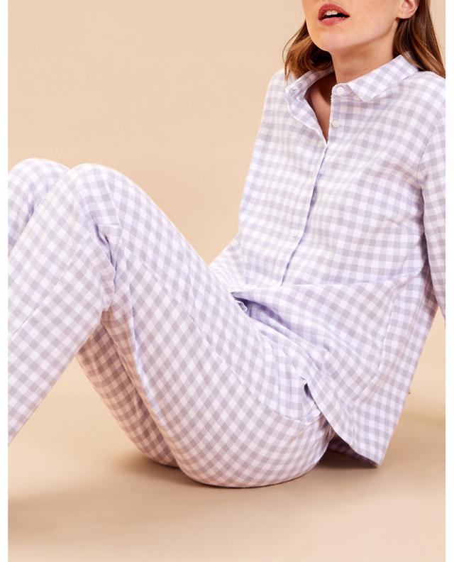 Pyjama en flanelle à carreaux Entracte LAURENCE TAVERNIER