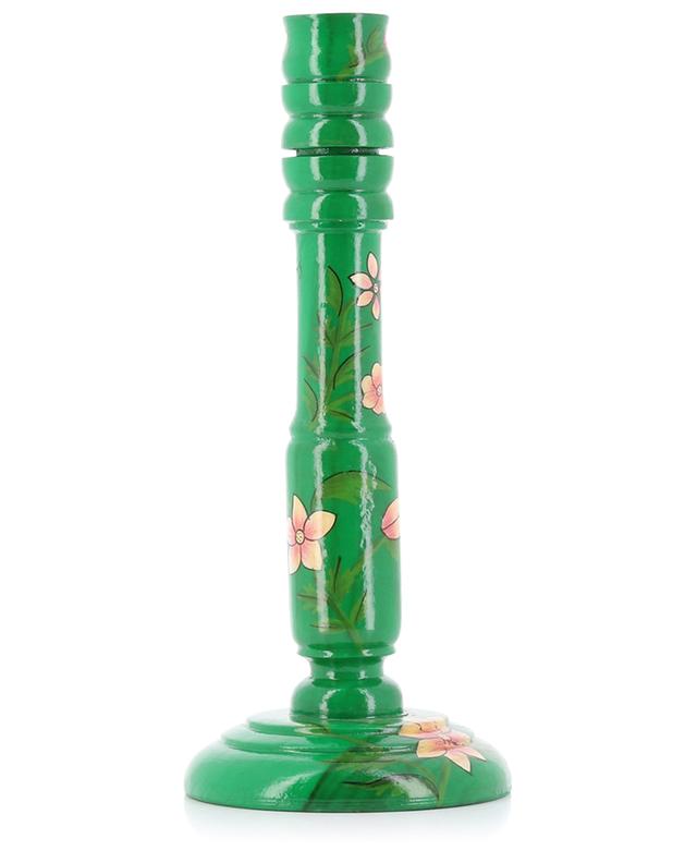 Fleurs wooden candle holder - H31 CAROLINE DE BENOIST