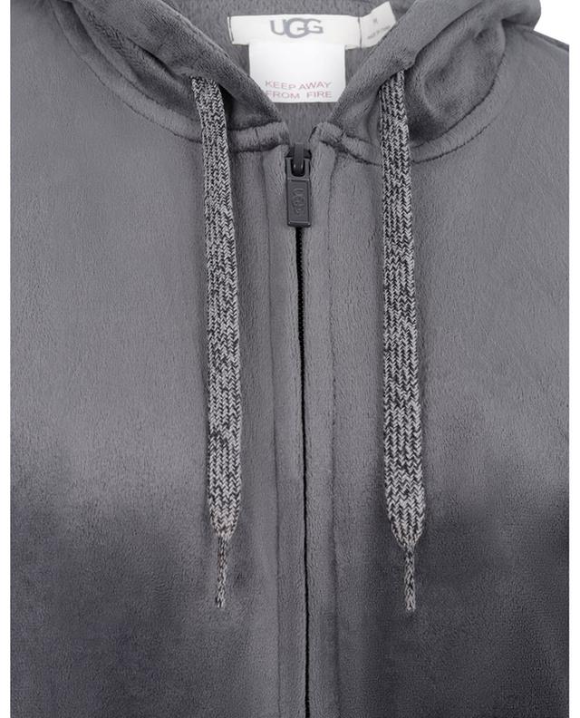 Sweat-shirt zippé à capuche en velours Ashwood UGG