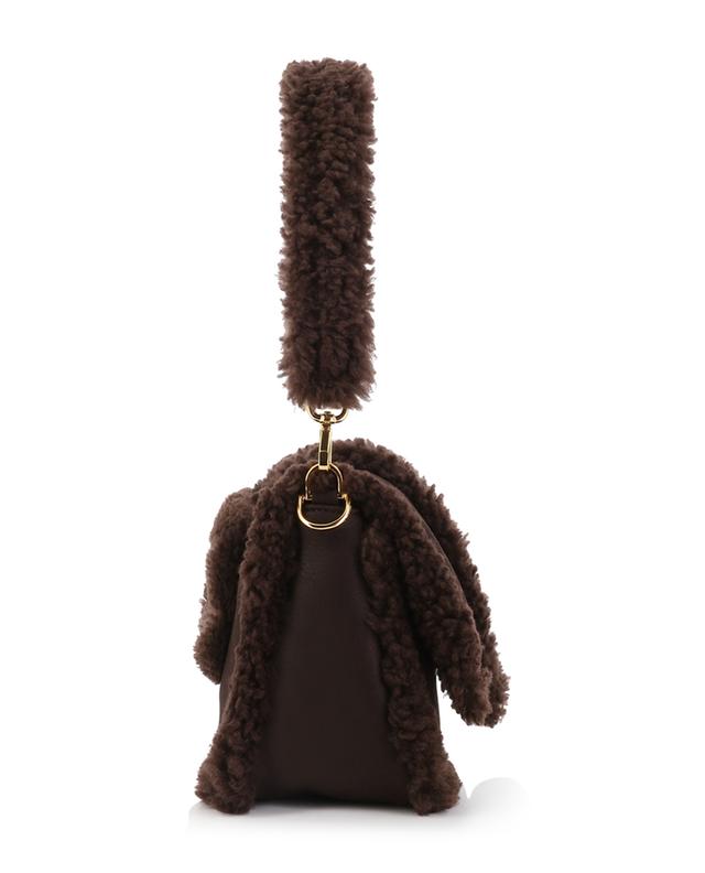 Le Bambimou Doux shearling shoulder bag JACQUEMUS