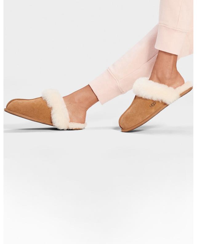 W Scuffette II suede and shearling slippers UGG