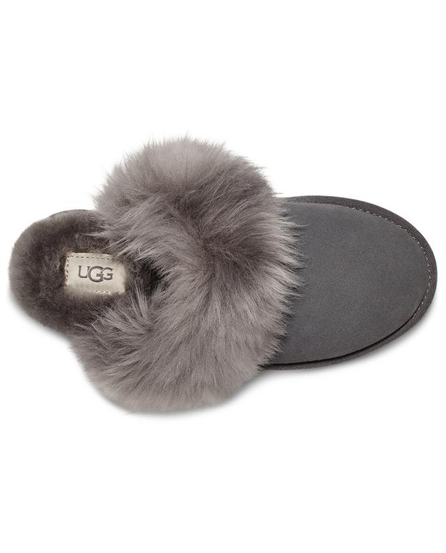 W Scuff Sis suede and shearling slippers UGG