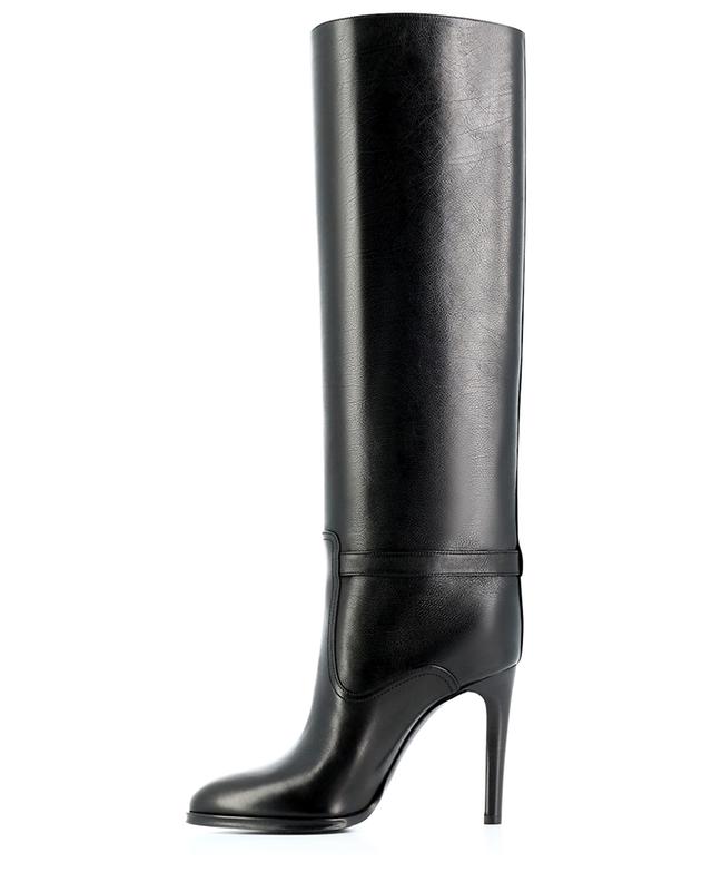 Diane 100 heeled leather boots SAINT LAURENT PARIS