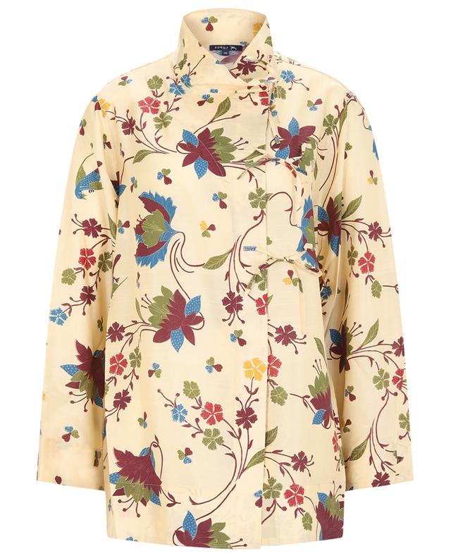 Verveine loose floral silk blouse SOEUR