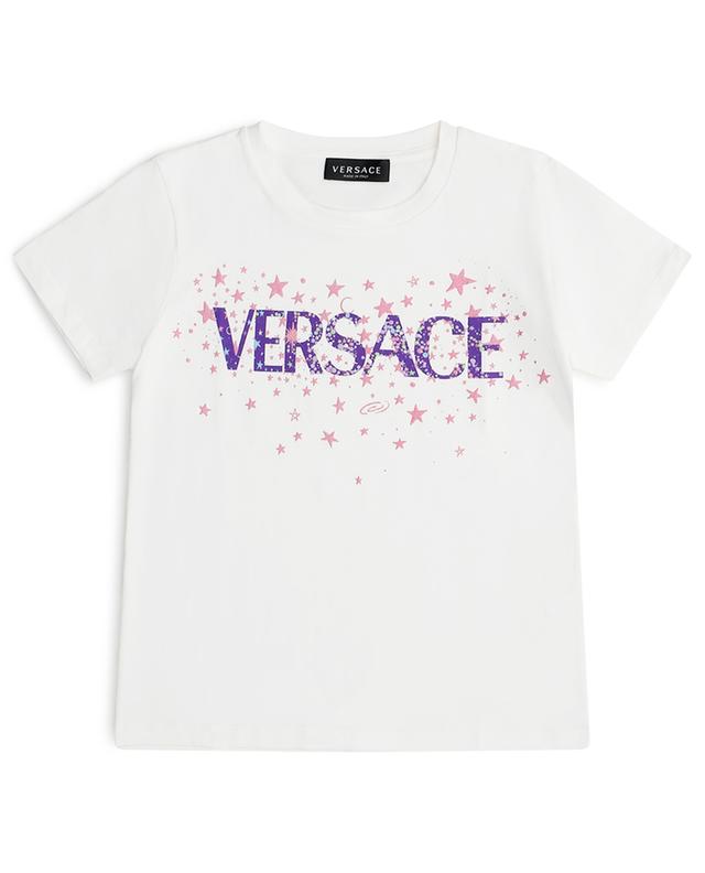 VESACE Stars girl&#039;s logo T-shirt VERSACE