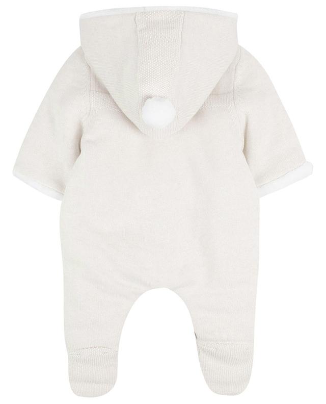 Hooded baby knit and plush snow suit TARTINE ET CHOCOLAT