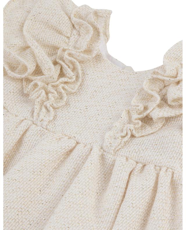 Baby-Kleid mit Rüschen und Lurex Cérémonie TARTINE ET CHOCOLAT