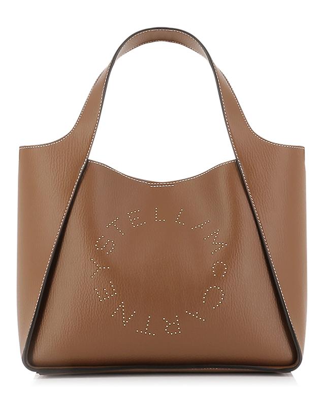 Stella Logo grained leather tote bag STELLA MCCARTNEY
