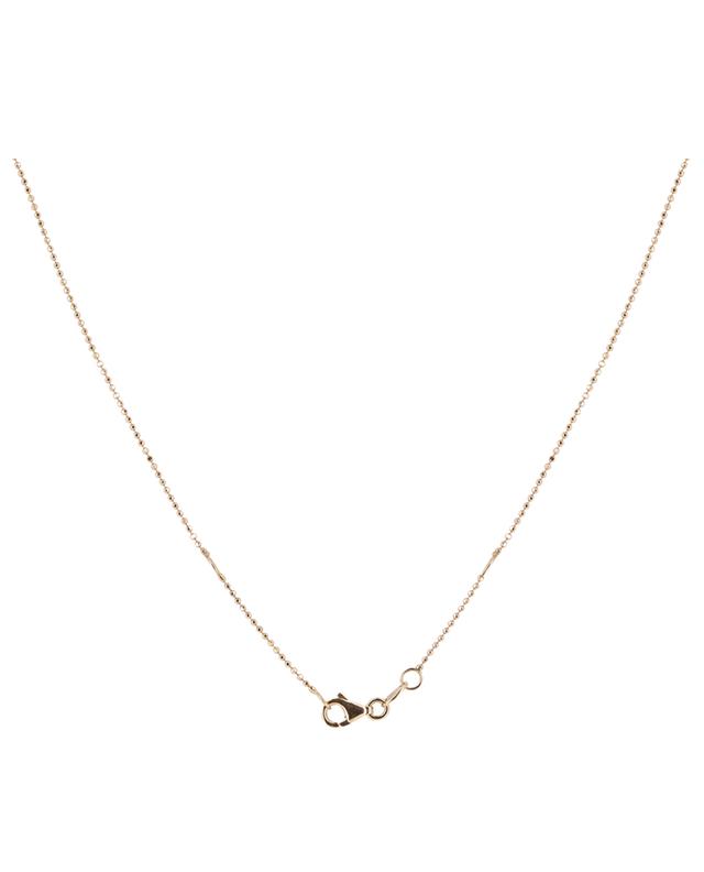 Gouttes rose gold and diamond necklace GBYG