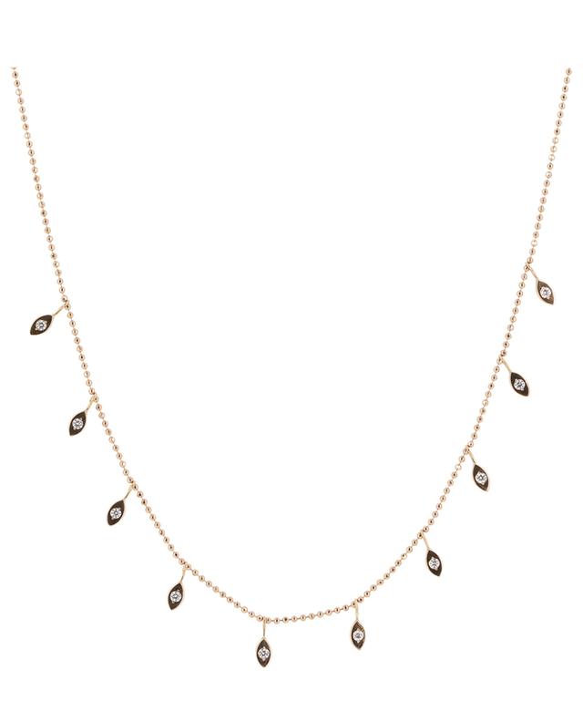 Navettes rose gold and diamond necklace GBYG
