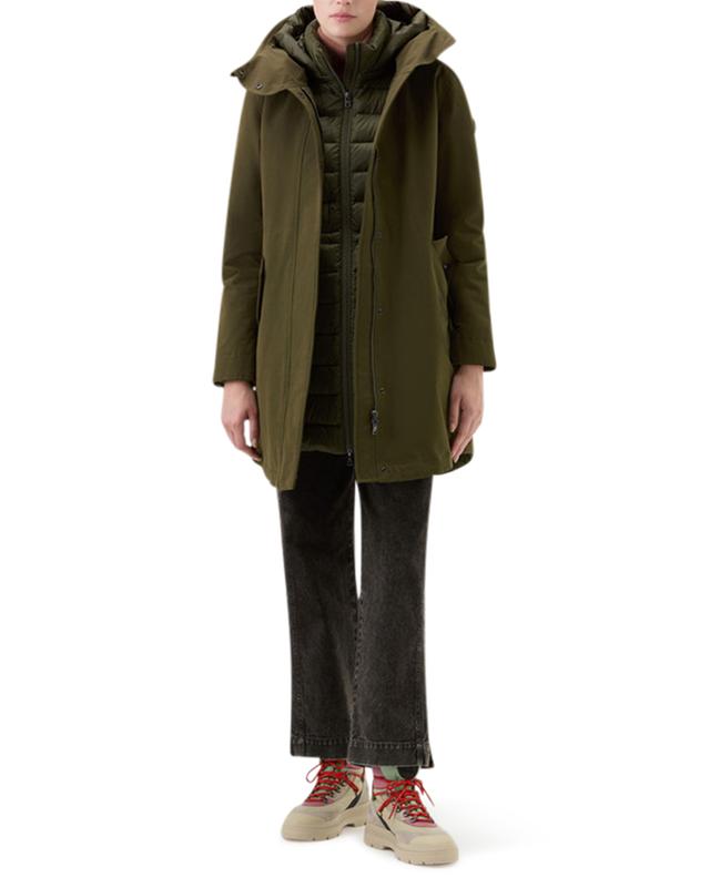 Long Military 3 in 1 Parka in cotton WOOLRICH