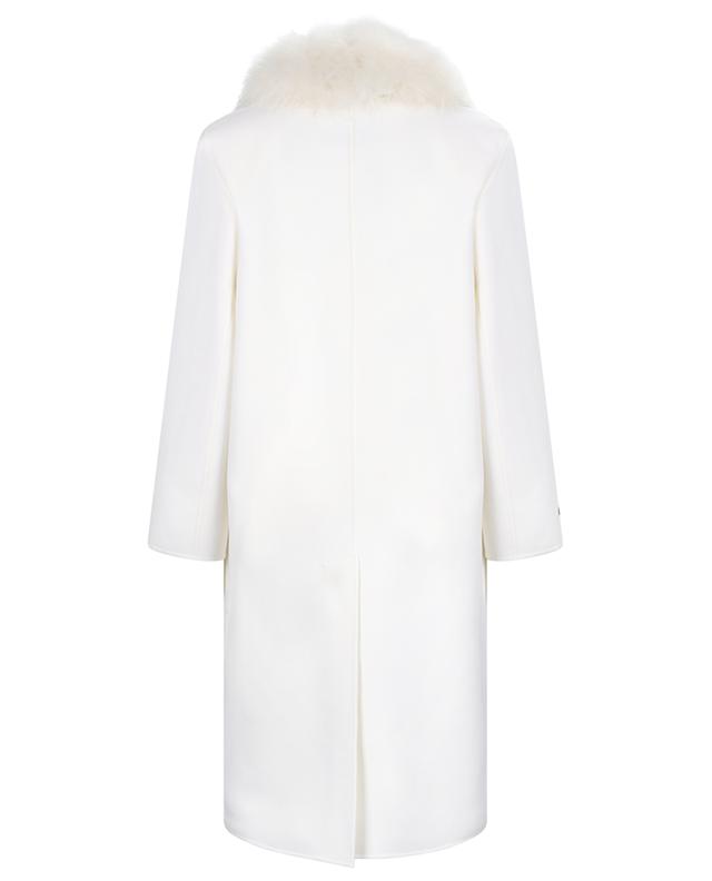 Virgin wool and cashmere three-quarter length coat MANZONI 24