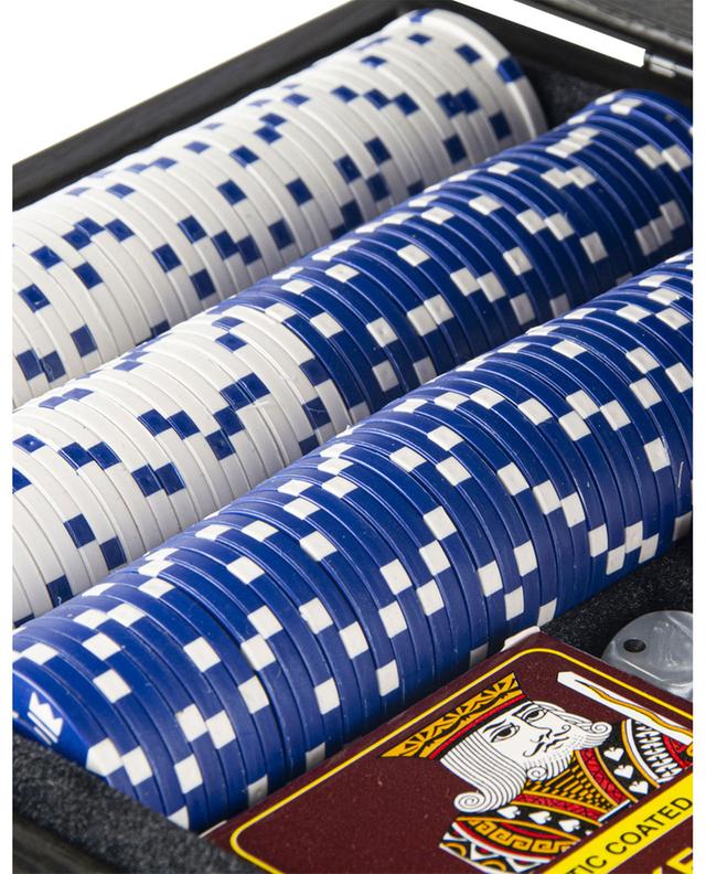 Pokerspiel in Schatulle in Holzoptik MANOPOULOS