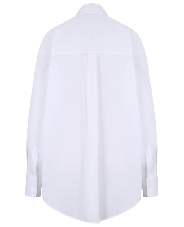 Poplin and lace oversize shirt ERMANNO SCERVINO