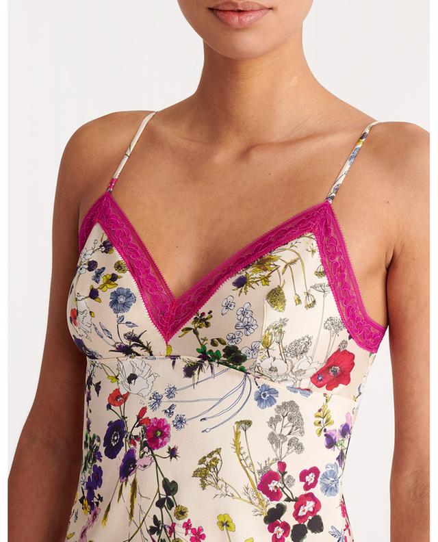 Caracole floral silk stretch camisole ERES