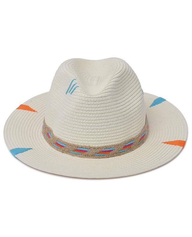 Love embroidered straw hat THE HAT GANG
