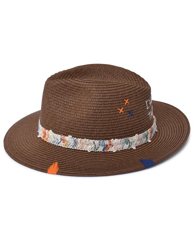 Chasing The Sun embroidered paper hat THE HAT GANG