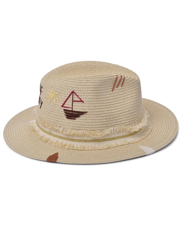 Off Duty embroidered braided hat THE HAT GANG