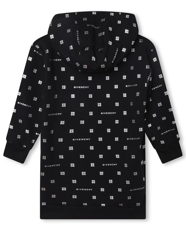 Silvery 4G girl&#039;s hooded sweat dress GIVENCHY