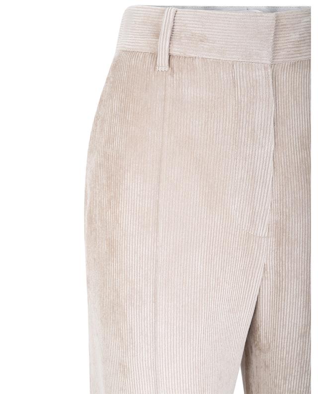 Corduroy wide-leg high-rise trousers BRUNELLO CUCINELLI