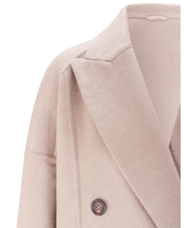 Double-breasted cashmere three-quarter coat BRUNELLO CUCINELLI