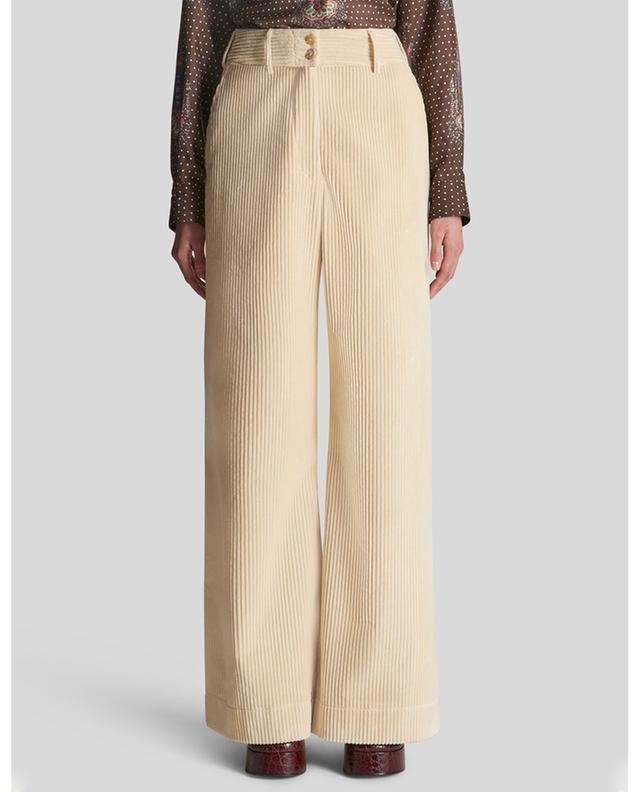 Wide-leg high-rise corduroy trousers ETRO