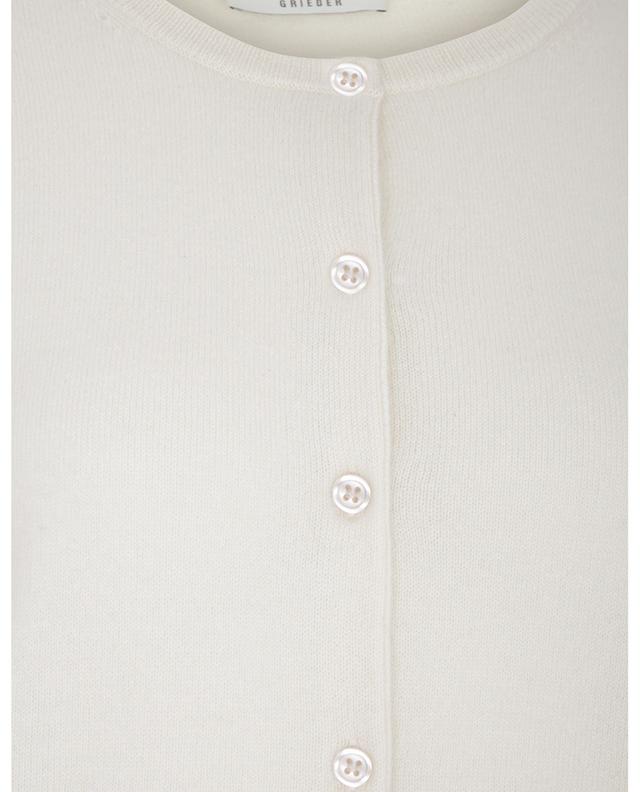 Round-neck cardigan in fine cashmere BONGENIE GRIEDER