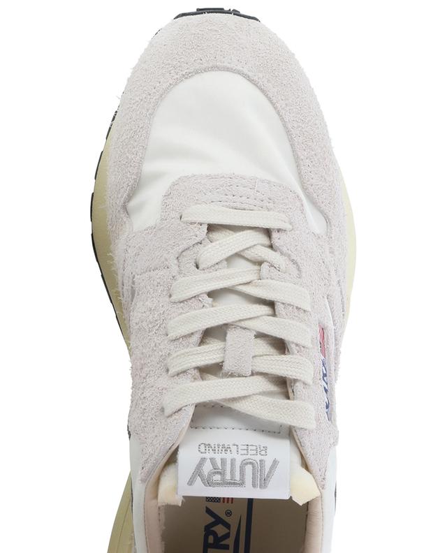 Reelwind low-top multi-material lace-up sneakers AUTRY
