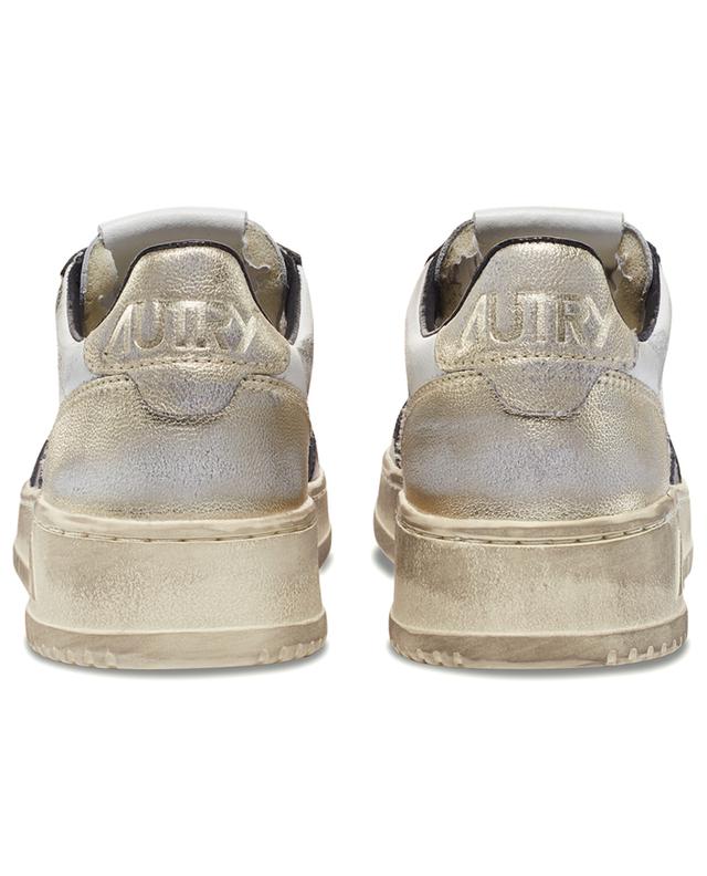 Niedrige Sneakers mit schwarzen und platinfarbenen Details Medalist Super Vintage AUTRY