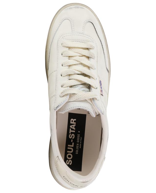Soul Star low-top distressed nappa leather sneakers with platinum detail GOLDEN GOOSE