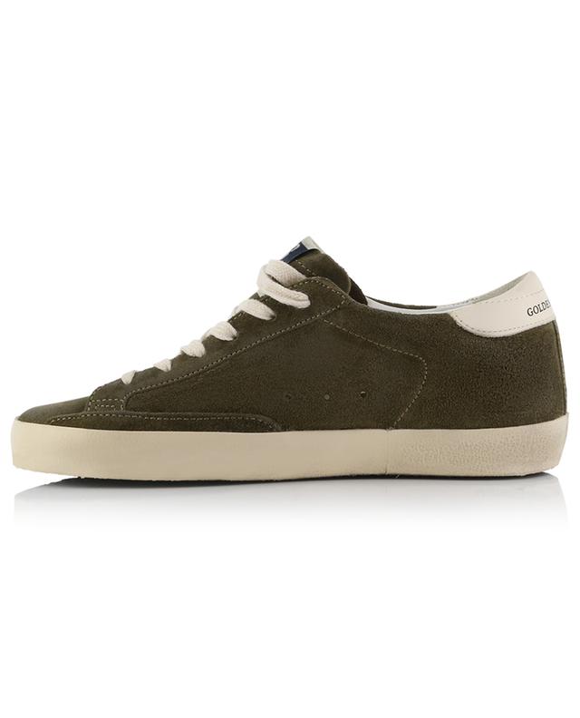 Super-Star suede low-top sneakers with glitter star GOLDEN GOOSE