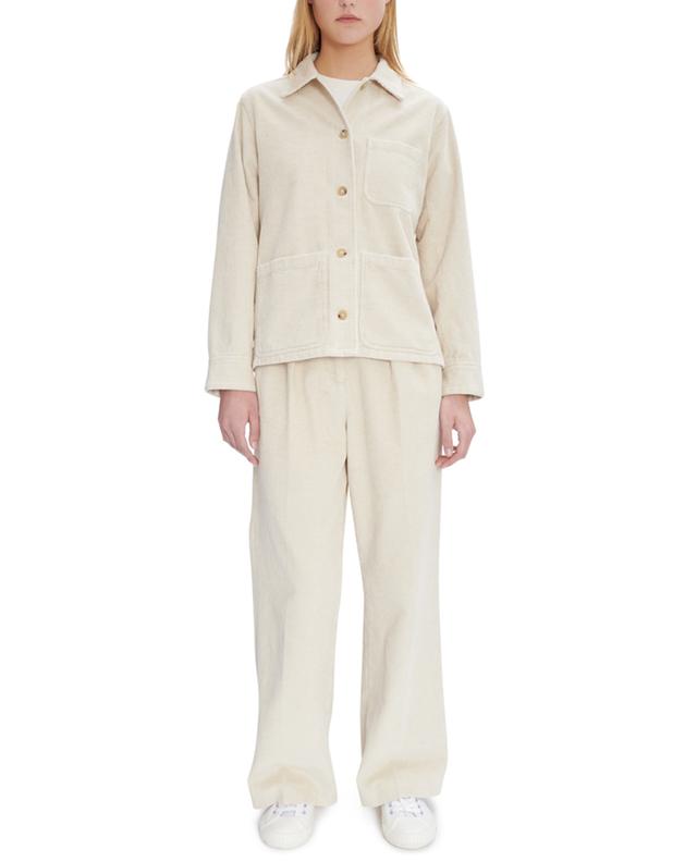 Silvana cotton and linen shirt jacket A.P.C.