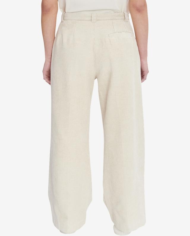 Pantalon large à pinces en coton et lin Tressie A.P.C.