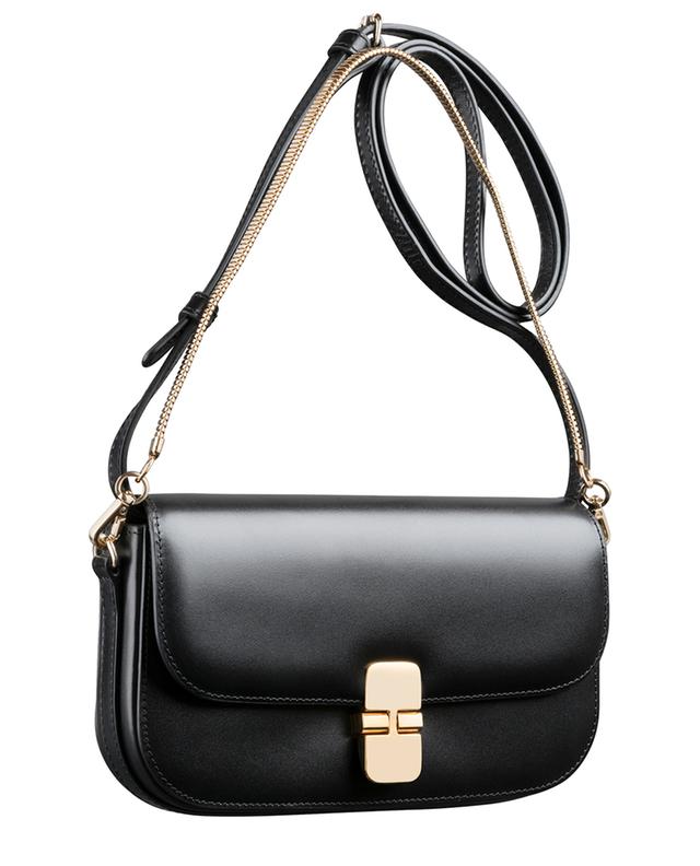 Clutch Grace Chain smooth leather shoulder bag A.P.C.