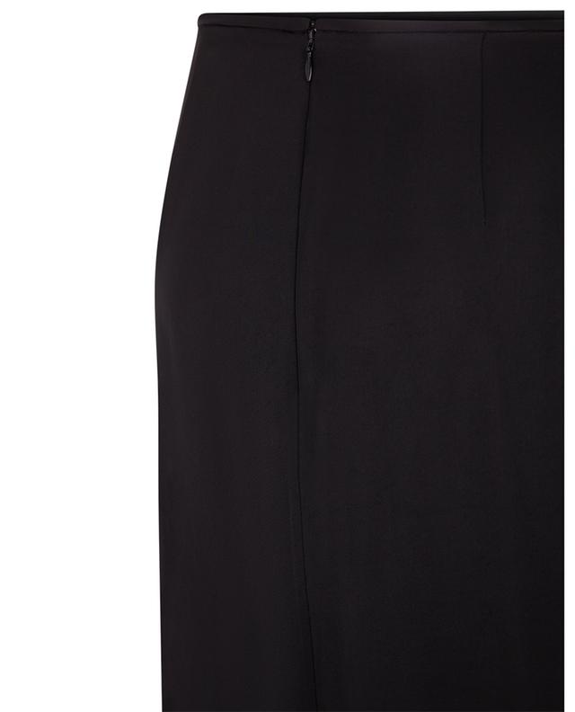 Asymmetric satin skirt with slit JIL SANDER