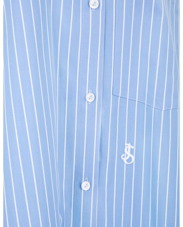 Oversize-Hemd aus gestreifter Popeline Sunday JIL SANDER