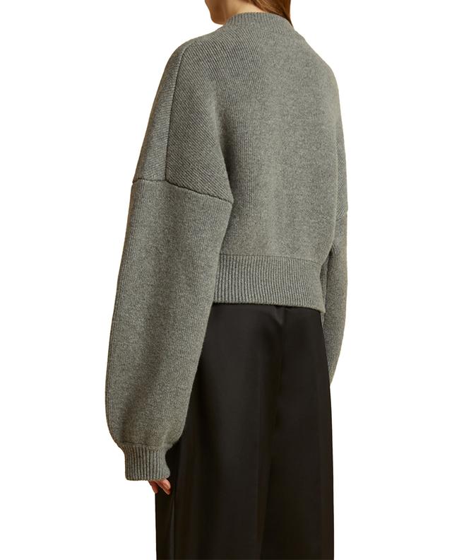 The Rhea cashmere knit bomber jacket KHAITE
