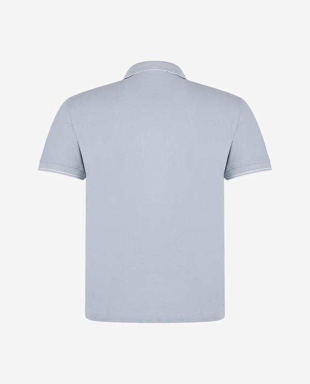 Slim-Fit-Kurzarm-Polohemd mit gestreiften Bündchen 2SC18 STONE ISLAND