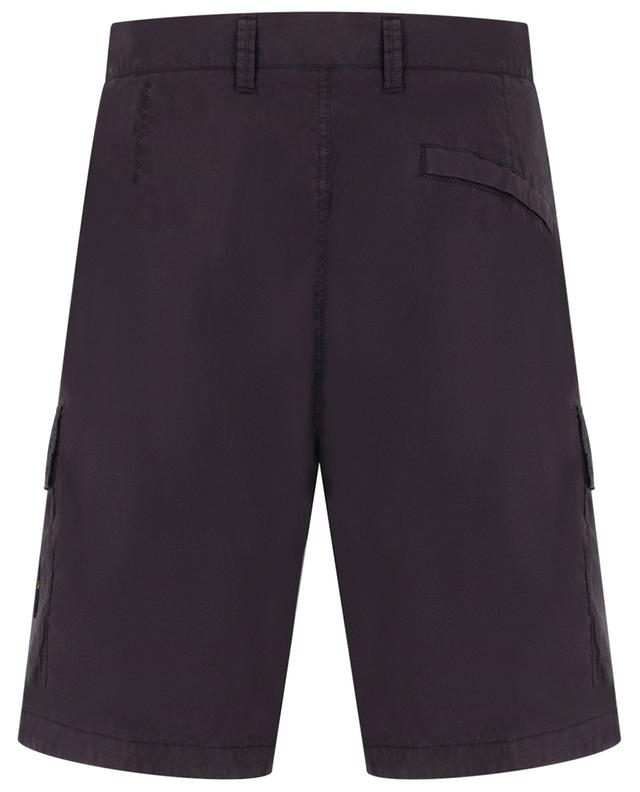 L0803 Garment Dyed stretch cotton canvas Bermuda shorts STONE ISLAND