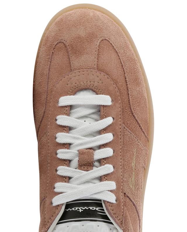 Double Boucle low-top lace-up suede sneakers SANTONI
