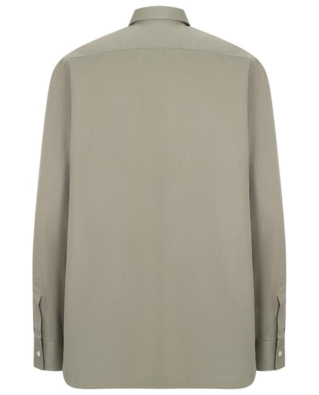 Organic cotton shirt with flap and patch pocket JIL SANDER
