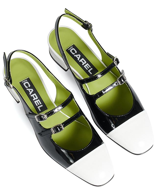 Abricot bicolour slingback mary-jane shoes CAREL