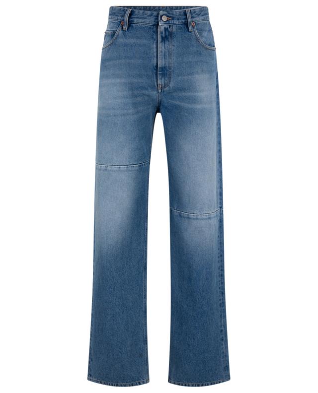 Numeric Signature relaxed straight-leg faded jeans MM6