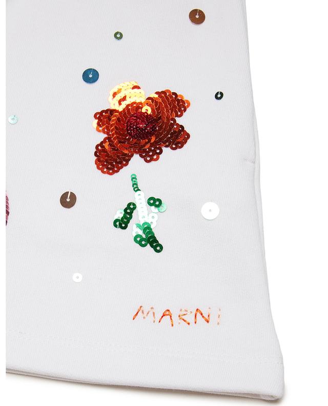 Sunny Day girl&#039;s embroidered sweat shorts MARNI
