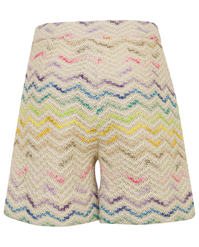 Girl&#039;s zig-zag knit skirt-shorts MISSONI