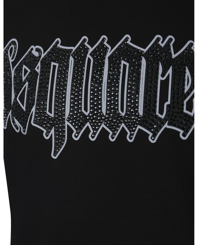 Cool Fit crystal logo adorned T-shirt DSQUARED2