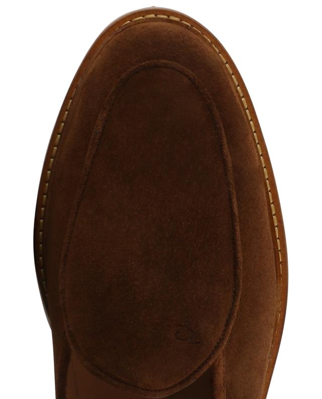Alexis grained leather loafers JACQUES SOLOVIERE PARIS