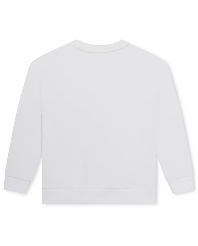 Logo patterned girls&#039; cotton sweatshirt SONIA RYKIEL