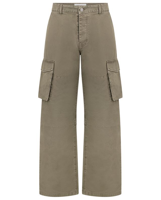 Leon Skate relaxed faded cotton canvas cargo trousers GOLDEN GOOSE