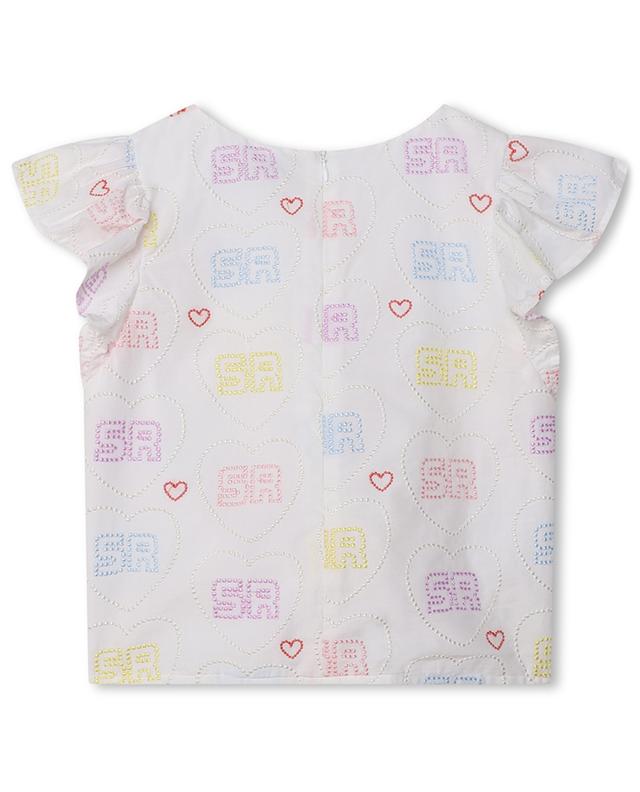 Girls&#039; cotton top with knot detail SONIA RYKIEL